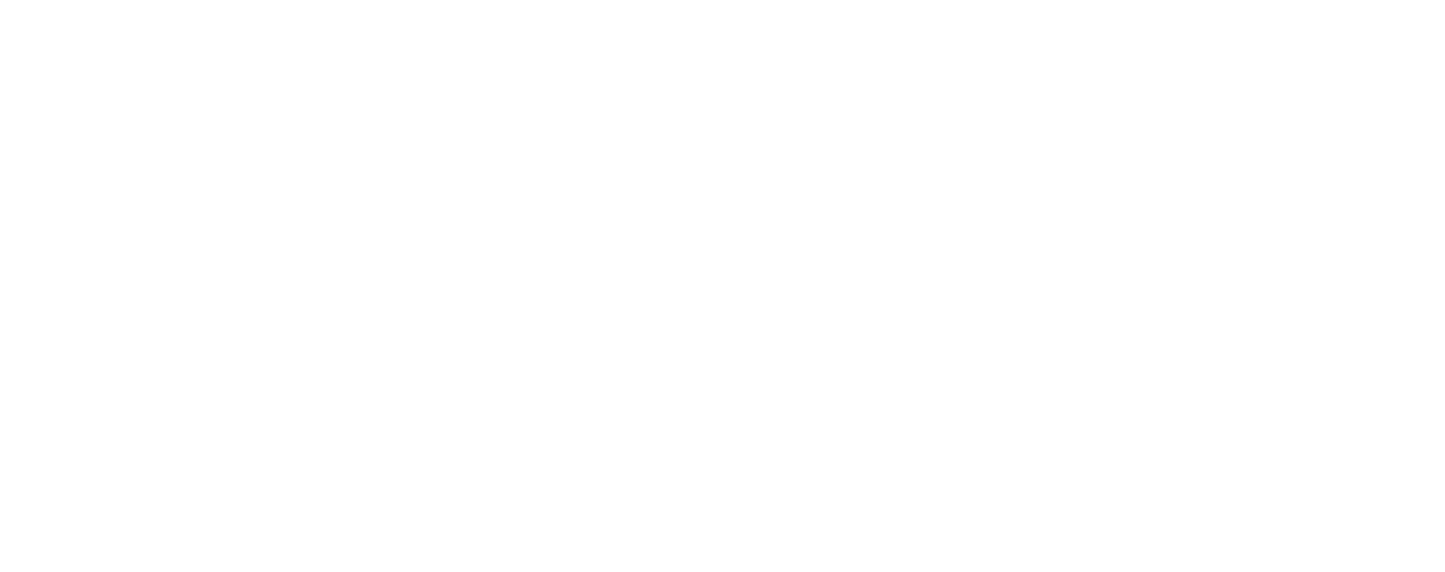 The Hatchet logo — white