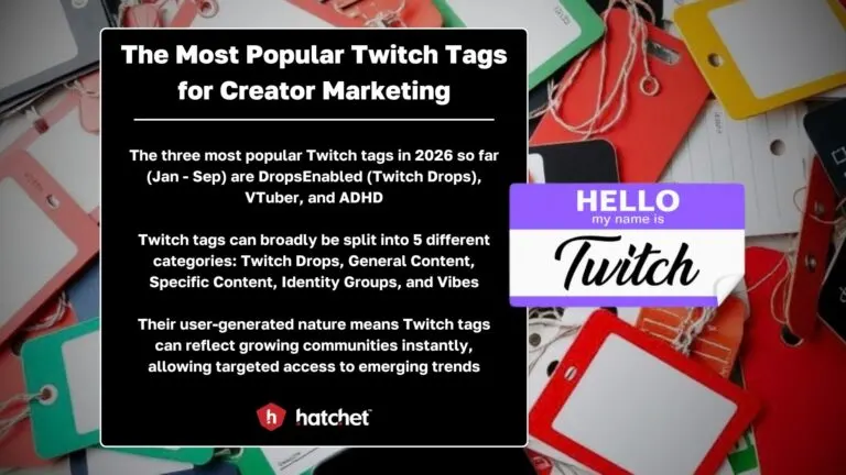 TLDR Takeaways for Twitch Tags - Hatchet